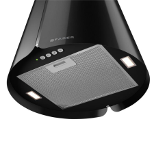 Faber Beat BK Gloss F45 sziget páraelszívó fekete 345.0657.025 páraelszívó