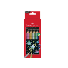 Faber-Castell 201583 Hatszögletű Metálszínű Színesceruza készlet (10 db) színes ceruza
