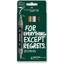 Faber-Castell akril, 1-3 mm, Classic, 4 színű toll