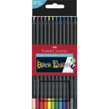 Faber-Castell Black Edition Háromszögletű színes ceruza készlet (12 db / csomag) (116412) színes ceruza