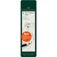 Faber-Castell Bleistift Pitt Graphite Matt 6er Etui (115207) ceruza