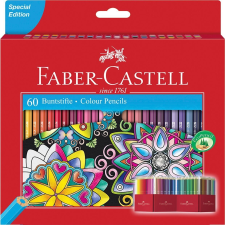  Faber-Castell ceruzák, 60 különböző színben (4005401112600) ceruza