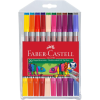 Faber-Castell Faber Castell: Kétvégű filctoll készlet - Vegyes színek (151119)
