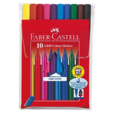 Faber-Castell Filctoll készlet 10 db-os, Faber-Castell Grip filctoll, marker