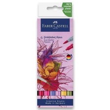 Faber-Castell Goldfaber Aqua Flowers, 6 színű (4005401645276) filctoll, marker