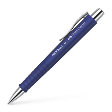 Faber-Castell Golyóstoll 0.5 mm nyomógombos Poly Ball kék toll