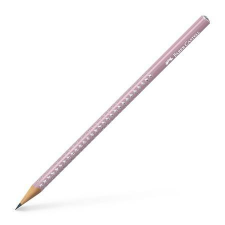 Faber-Castell Grafitceruza, B, háromszögletű, FABER-CASTELL Sparkle, gyöngyház rózsaszín (TFC118234) ceruza