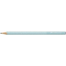 Faber-Castell Grafitceruza, B, háromszögletű, FABER-CASTELL "Sparkle", metál óceánkék ceruza