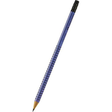 Faber-Castell Grafitceruza, B, háromszögletű, radírral, FABER-CASTELL Grip 2001, kék (TFC217251) ceruza