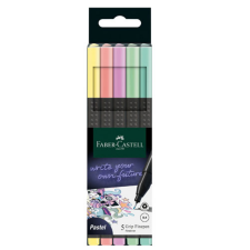 Faber-Castell : Grip 0,4mm-es pasztell tűfilctoll szett 5db-os filctoll, marker