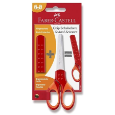 Faber-Castell Grip 13 cm piros olló