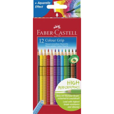 Faber-Castell Grip 2001 Háromszögletű Színes ceruza készlet - 12 különböző szín színes ceruza