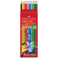 Faber-Castell Grip 2001 színes radíros 10db-os vegyes színű színes ceruza (FABER-CASTELL_P3033-1796) színes ceruza