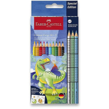 Faber-Castell Grip Dinosaurus, 13 szín színes ceruza