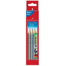 Faber-Castell : GRIP Jumbo metál színesceruza készlet - 5db színes ceruza