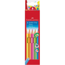 Faber-Castell GRIP Jumbo neon színesceruza készlet (110994) (110994) színes ceruza