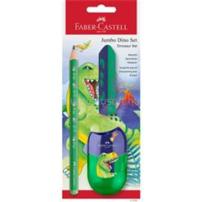 Faber-Castell Jumbo Dinoszaurusz HB háromszögletű grafitceruza szett (FABER-CASTELL_FC111529) ceruza