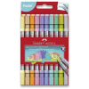 Faber-Castell kétoldalas, 10 szín, pasztell