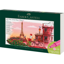 Faber-Castell Paris 12 db-os művészfilctoll készlet (FC267136) filctoll, marker