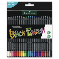 Faber-Castell Pastelky Faber-Castell Black Edition, 24 szín színes ceruza