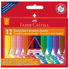 Faber-Castell Pastelky Plastic Colour Grip Jumbo, 12 Barev ceruza