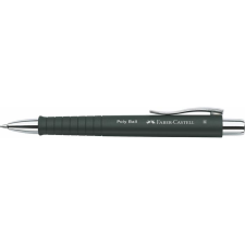 Faber-Castell Poly Ball nyomógombos Fekete golyóstoll - M / Kék (241199) toll