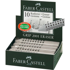 Faber-Castell Radír FABER-CASTELL Grip 2001 háromszögletű 90x15x15mm szürke radír