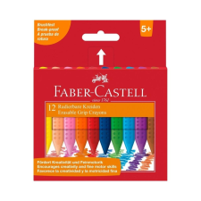 Faber-Castell Radírozható zsírkréta szett, 12 db-os kréta