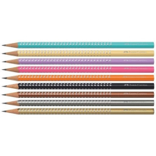Faber-Castell Sparkle színesceruza készlet 12db-os fémdobozos normál háromszög színes ceruza