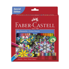 Faber-Castell Színes ceruza FABER-CASTELL hatszögletű 60 db/készlet színes ceruza