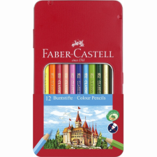 Faber-Castell Színes ceruza FABER-CASTELL hatszögletű fémdobozos 12 db/készlet színes ceruza