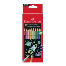 Faber-Castell Színes ceruza készlet 10db-os fémes színek ceruza