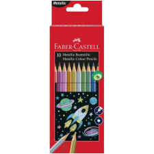 Faber-Castell Színes ceruza készlet fémes színekkel - 10 darabos színes ceruza