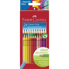 Faber-Castell Színes ceruza készlet, háromszögletű, FABER-CASTELL &quot;Grip 2001&quot;, 24 különböző szín színes ceruza