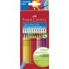 Faber-Castell Színes ceruza készlet háromszögletű Grip 2001 24 különböző szín