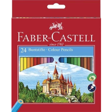 Faber-Castell Színes ceruza készlet, hatszögletű, FABER-CASTELL &quot;Classic&quot;, 24 különböző szín színes ceruza