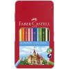 Faber-Castell : Színes ceruza szett 12db-os készlet fémdobozban