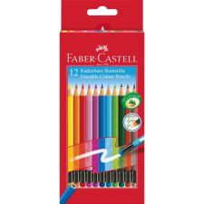 Faber-Castell : Színesceruza szett radírvéggel 12db színes ceruza