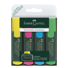 Faber-Castell Szövegkiemelő FABER-CASTELL 1548 4db-os készlet filctoll, marker