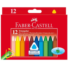 Faber-Castell Triangular vax zsírkréta 12db-os szett - Faber-Castell kréta