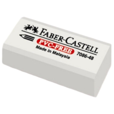 Faber-Castell Vinyl fehér radír celofán védővel radír