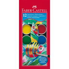 Faber-Castell Vízfesték Faber-Castell 30 mm 12 db-os klt. ecset, festék