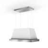 Faber Thea Isola EV8 WH Matt F80 SC Sziget páraelszívó LED világítás 1 db motor, 740 m3/h, 49-67 dB zajszint, 80 cm széles, B Energiaosztály