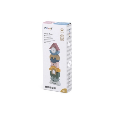  Fából készült egyensúlyozó torony puzzle, kirakós