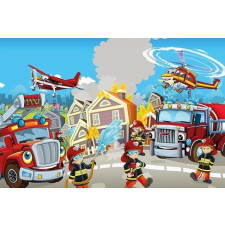 Fából készült puzzle Hős Tűzoltók 50 darabos puzzle, kirakós