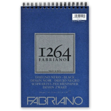 FABRIANO 1264 200g a4 40lapos spirálkötött fekete rajztömb 19100652 füzet