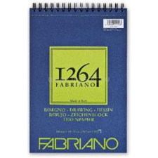 FABRIANO 1264 Drawing 180g A4 50lapos spirálkötött rajztömb (FABRIANO_19100646) füzet