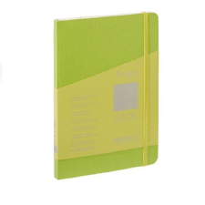 FABRIANO Ecoqua Plus 80 lapos A5 négyzetrácsos notesz - Világoszöld (19621106) füzet