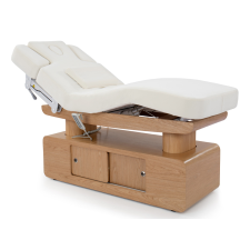  Fabulo Amaris fűthető elektromos wellness ágy LED világítással Szín: krém szépségápolási bútor