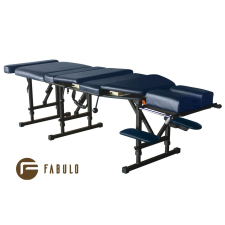  FABULO Chiro-180 hordozható manuálterápiás kezelőágy Szín: kék szépségápolási bútor